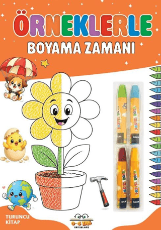 Örneklerle Boyama Zamanı - Turuncu Kitap