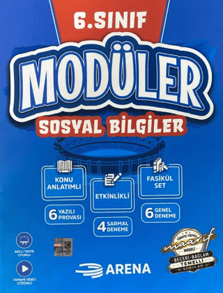 6. Sınıf Sosyal Bilgiler Modüler Konu Anlatımlı Etkinlikli 6 Fasikül Set