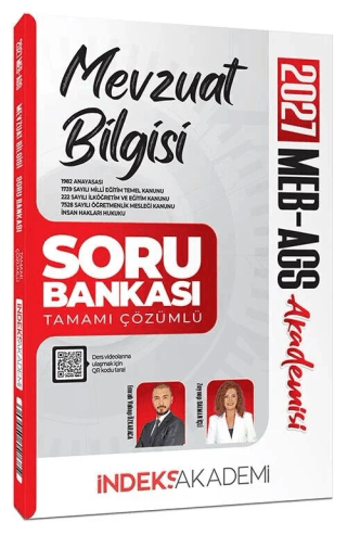 2027 MEB-AGS Akademisi Mevzuat Bilgisi Soru Bankası Çözümlü