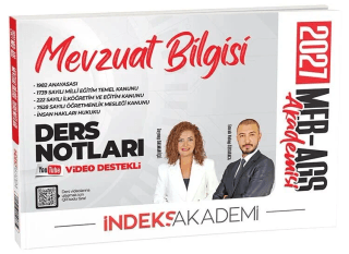 2027 MEB-AGS Akademisi Mevzuat Bilgisi Video Ders Notları