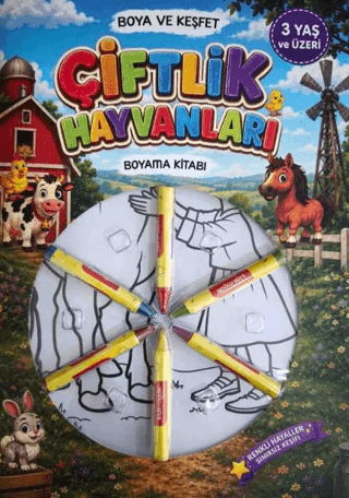Çiftlik Hayvanları Boyama Kitabı