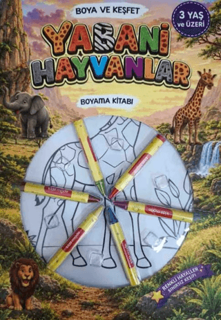 Yabani Hayvanlar Boyama Kitabı