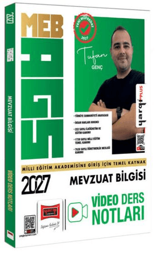 2027 MEB-AGS Mevzuat Bilgisi Video Ders Notları
