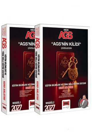 2027 MEB-AGS'nin Kilidi Eğitim Bilimleri ve Türk Milli Eğitim Sistemi Konu Anlatımı (2 Cilt)