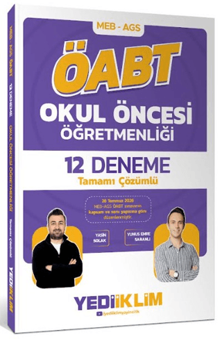 2027 MEB AGS ÖABT Okul Öncesi Öğretmenliği Tamamı Çözümlü 12 Deneme