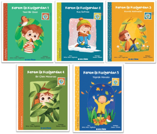 Kerem ile Kızılgerdan Seti (5 Kitap)