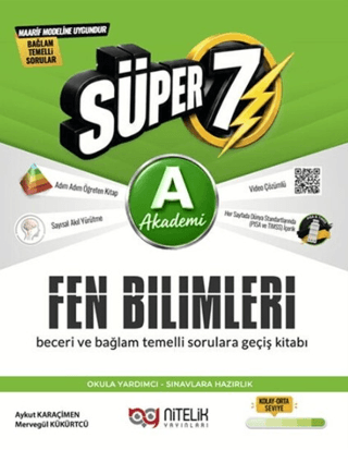 7. Sınıf Fen Bilimleri Süper A Soru Kitabı