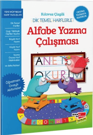 Kılavuz Çizgili Dik Temel Harflerle Alfabe Yazma Çalışması