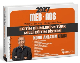 2027 MEB-AGS Eğitim Bilimleri ve Türk Milli Eğitim Sistemi Konu Anlatım Kitabı