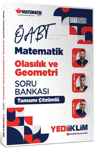 2027 ÖABT Matematik Öğretmenliği Olasılık ve Geometri Tamamı Çözümlü Soru Bankası