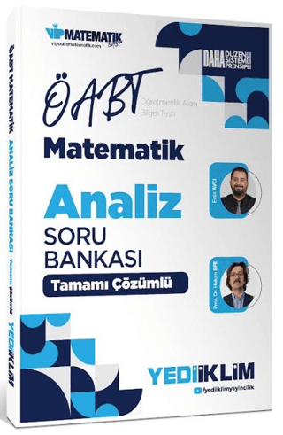 2027 ÖABT Matematik Öğretmenliği Analiz Tamamı Çözümlü Soru Bankası