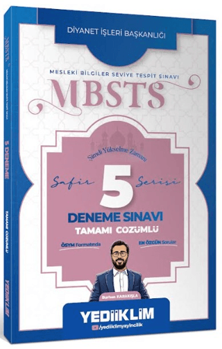 2027 MBSTS Safir Serisi Tamamı Çözümlü 5 Deneme Sınavı
