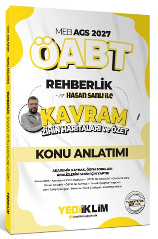 2027 MEB AGS ÖABT Hasan Sanlı ile Rehberlik Kavram Zihin Haritaları ve Özet Konu Anlatımı