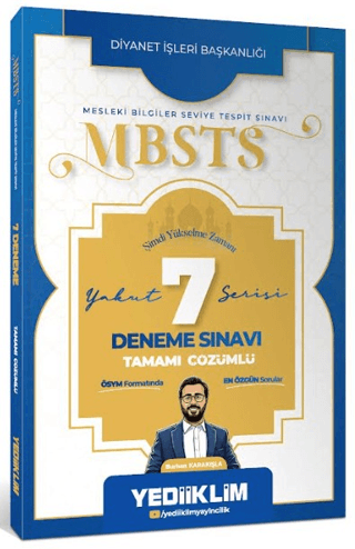 2027 MBSTS Yakut Serisi Tamamı Çözümlü 7 Deneme Sınavı
