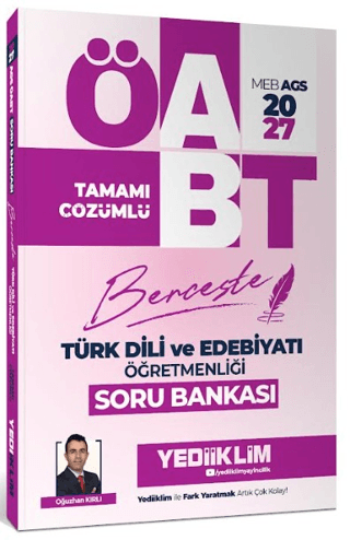 2027 MEB AGS ÖABT Türk Dili ve Edebiyatı Öğretmenliği Berceste Tamamı Çözümlü Soru Bankası