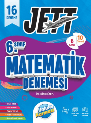 6. Sınıf Jett Matematik 16 Deneme