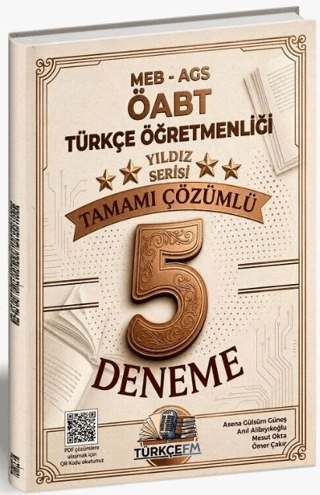 ÖABT MEB-AGS Türkçe Öğretmenliği 5 Deneme Çözümlü Yıldız Serisi