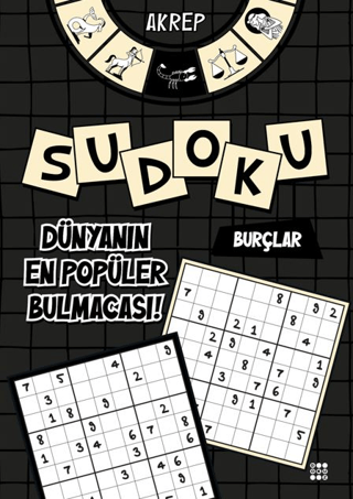 Burçlar Sudoku – Akrep (Kalem Hediyeli)