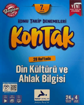 7. Sınıf Kontak Din Kültürü ve Ahlak Bilgisi Deneme