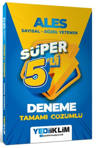 2027 ALES Tamamı Çözümlü Süper 5'li Deneme