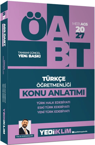 2027 MEB AGS ÖABT Türkçe Öğretmenliği Türk Halk Edebiyatı, Yeni Türk Edebiyatı, Eski Türk Edebiyatı Konu Anlatımı