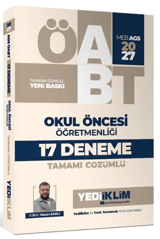 2027 MEB AGS ÖABT Okul Öncesi Öğretmenliği Tamamı Çözümlü 17 Deneme