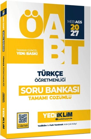 2027 MEB AGS ÖABT Türkçe Öğretmenliği Tamamı Çözümlü Soru Bankası