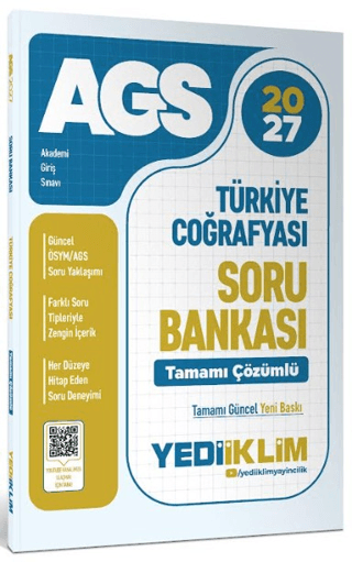 2027 MEB AGS Türkiye Coğrafyası Tamamı Çözümlü Soru Bankası