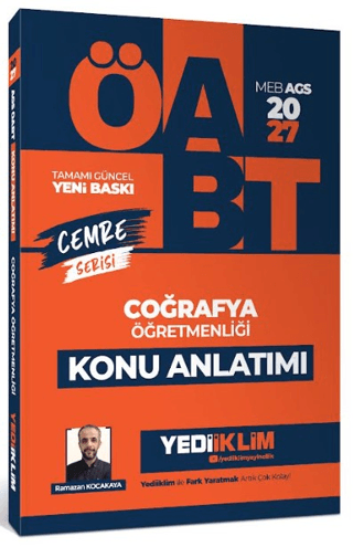2027 MEB AGS ÖABT Cemre Serisi Coğrafya Öğretmenliği Konu Anlatımı