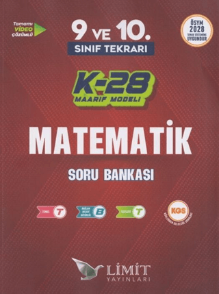 TYT 9. ve 10. Sınıf Tekrarı Matematik K-28 Maarif Model Soru Bankası