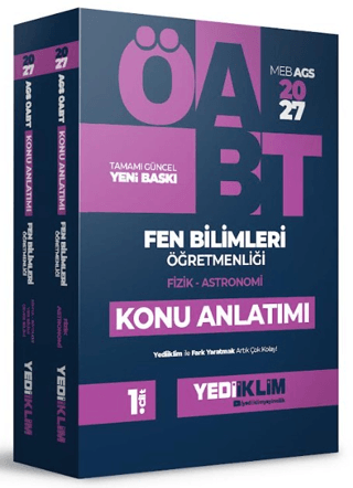 2027 MEB AGS ÖABT Fen Bilimleri Öğretmenliği Konu Anlatımı (2 Cilt)