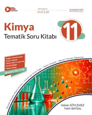 11. Sınıf Kimya Joker Tematik Soru Kitabı