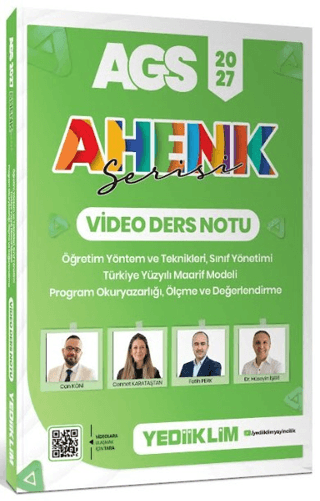 2027 AGS Ahenk Serisi ÖYT, Sınıf Yönetimi - TYMM, Program Okuryazarlığı, Ölçme ve Değerlendirme Video Ders Notu