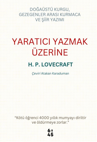 Yaratıcı Yazmak Üzerine
