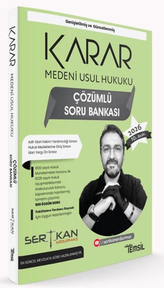 Karar Medeni Usul Hukuku Soru Bankası