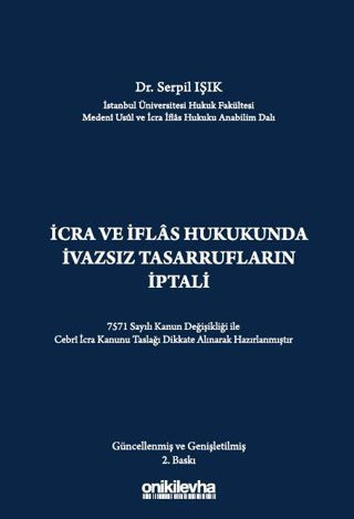 İcra ve İflas Hukukunda İvazsız Tasarrufların İptali Davası