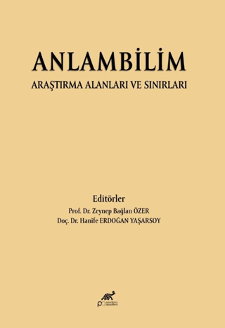 Anlambilim Araştırma Alanları ve Sınırları