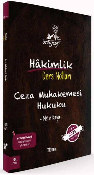 İmtiyaz Ceza Muhakemesi Hukuku Hakimlik Ders Notları