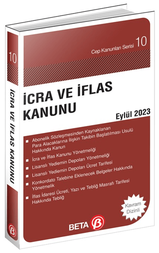 İcra ve İflas Kanunu - Eylül 2023