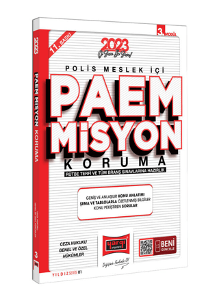 Yargı Yayınları 2023 Yıldız Serisi PAEM Misyon Koruma Rütbe Terfi ve Tüm Branş Sınavlarına Hazırlık Ceza Hukuku ve Genel Hükümler Konu Anlatımı (Modül 3)