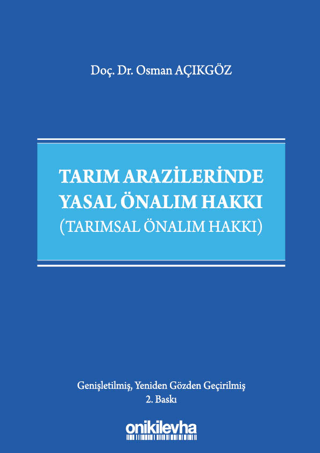 Tarım Arazilerinde Yasal Önalım Hakkı