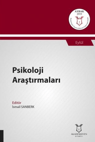 Psikoloji Araştırmaları (AYBAK 2019 Eylül)