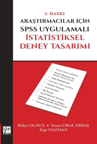 Araştırmacılar İçin SPSS Uygulamalı İstatistiksel Deney Tasarımı