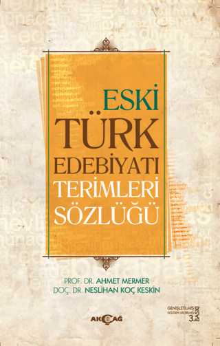 Eski Türk Edebiyatı Terimleri Sözlüğü