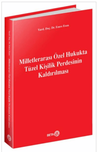 Milletlerarası Özel Hukukta Tüzel Kişilik Perdesinin Kaldırılması