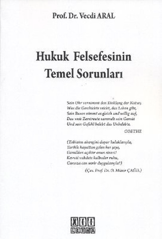 Hukuk Felsefesinin Temel Sorunları