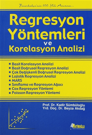 Regresyon Yöntemleri ve Korelasyon Analizi