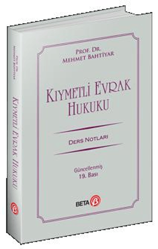 Kıymetli Evrak Hukuku Ders Notları
