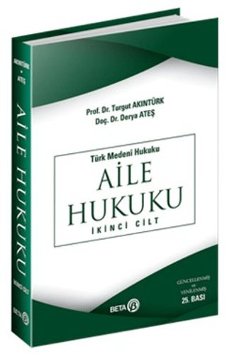 Türk Medeni Hukuku Aile Hukuku 2. Cilt