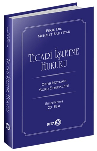 Ticari İşletme Hukuku Ders Notları